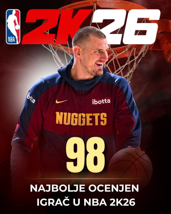 Jokic NBA 2K26 PS4 PS5 Digitalne igre Promo